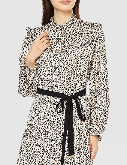 Amazon.co.jp: [グレースコンチネンタル] 2022AW ﾚｵﾊﾟｰﾄﾞﾌﾘﾙｼｬﾂﾜﾝﾋﾟｰｽ  