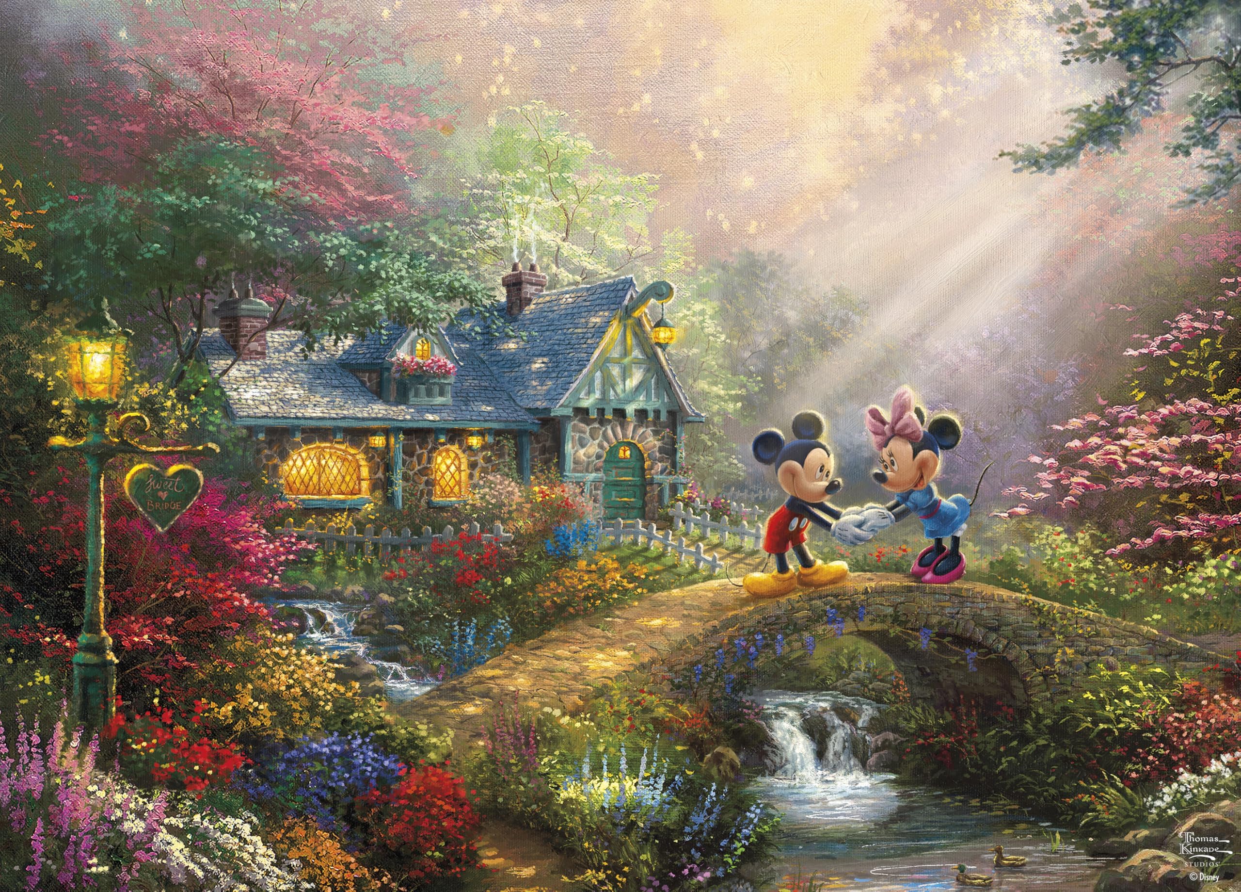 Ceaco - Thomas Kinkade - Disney - Mickey & Minnie Sweetheart