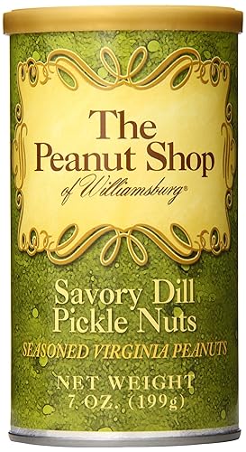 Miniatura 4 de The Peanut Shop of Williamsburg Savory Dill Pickle Nuts, lata de 10.5 onzas