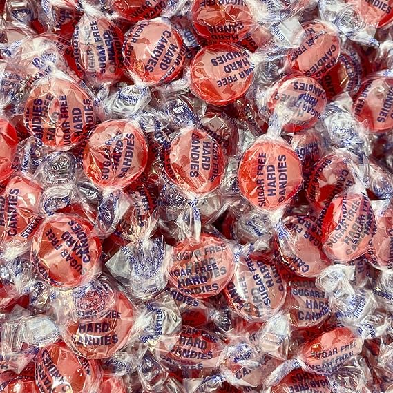 Sugar Free Fiery Cinnamon Hard Candy, 1 lb, Individually Wrapped