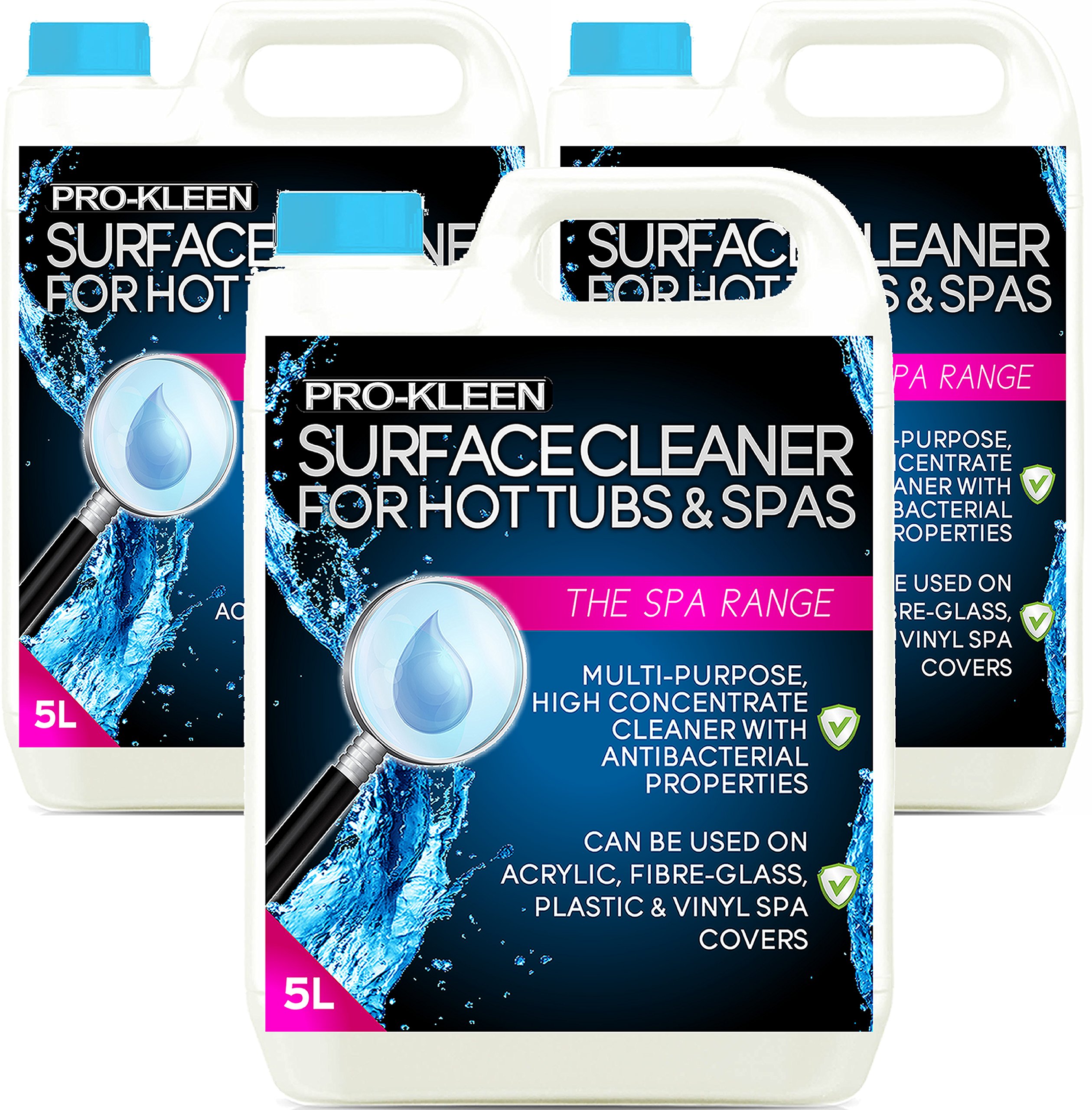 Buy ProKleen Hot Tub & Spa Surface Cleaner Spray (15L) Removes