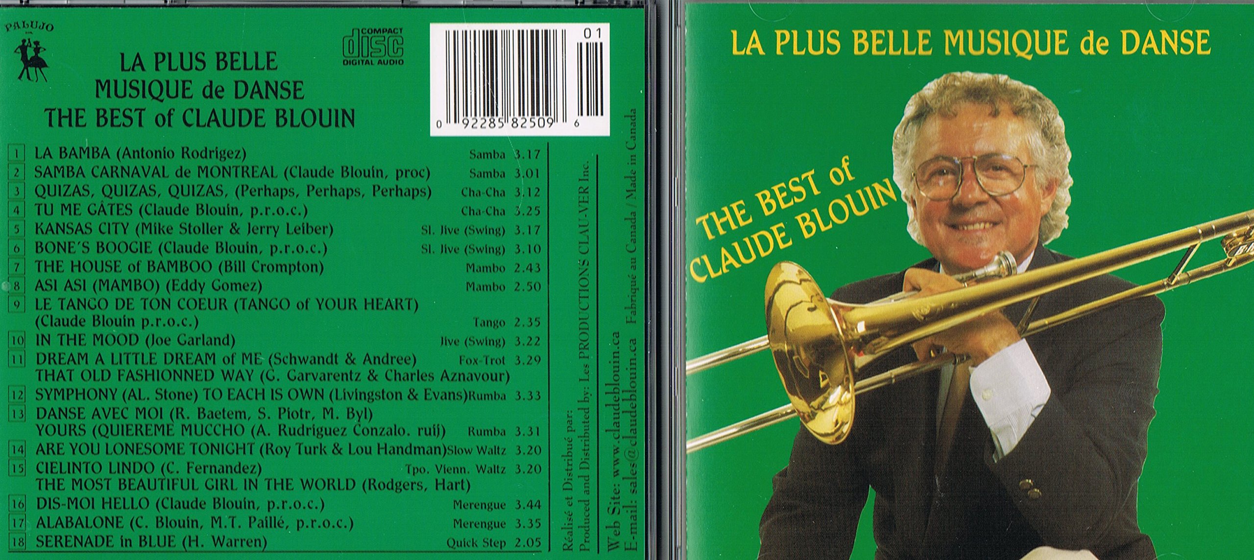 La plus belle musique de danse-The best of [Audio CD] Claude Blouin