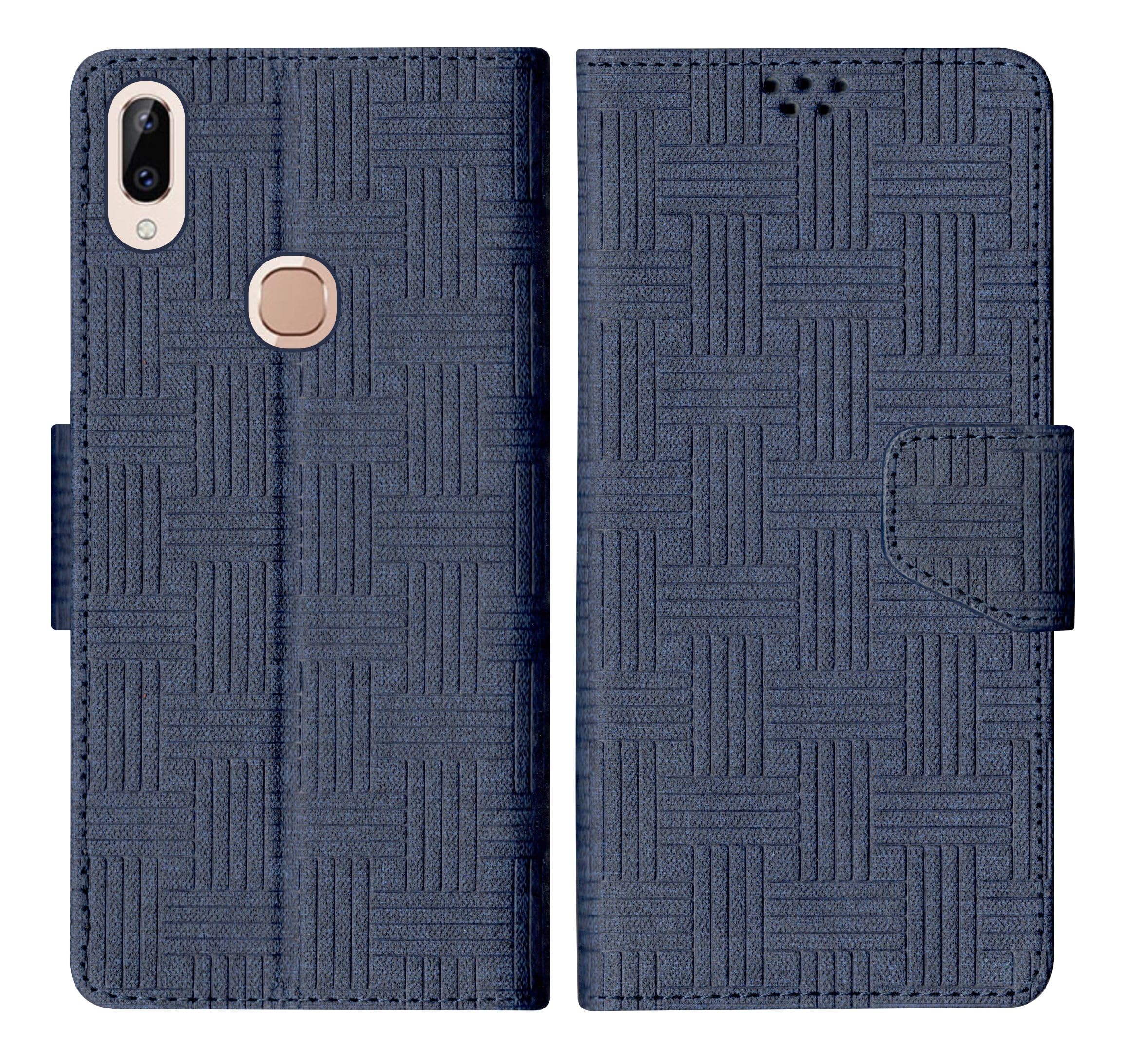 SBMS Vivo Y83 Pro Flip Cover Back Cover Case with Magnatic Closure | Inbuilt Stand | Card & Money Pocket (Mat Blue) (B0C9MWZ1YZ) Amazon Price History, Amazon Price Tracker