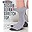 Doctor\'s Select Bamboo Viscose Diabetic Socks for Men - 6 Pairs Crew Mens Diabetic Socks | Moisture Wicking Diabetic Neuropathy Socks for Men | Black, White, Grey