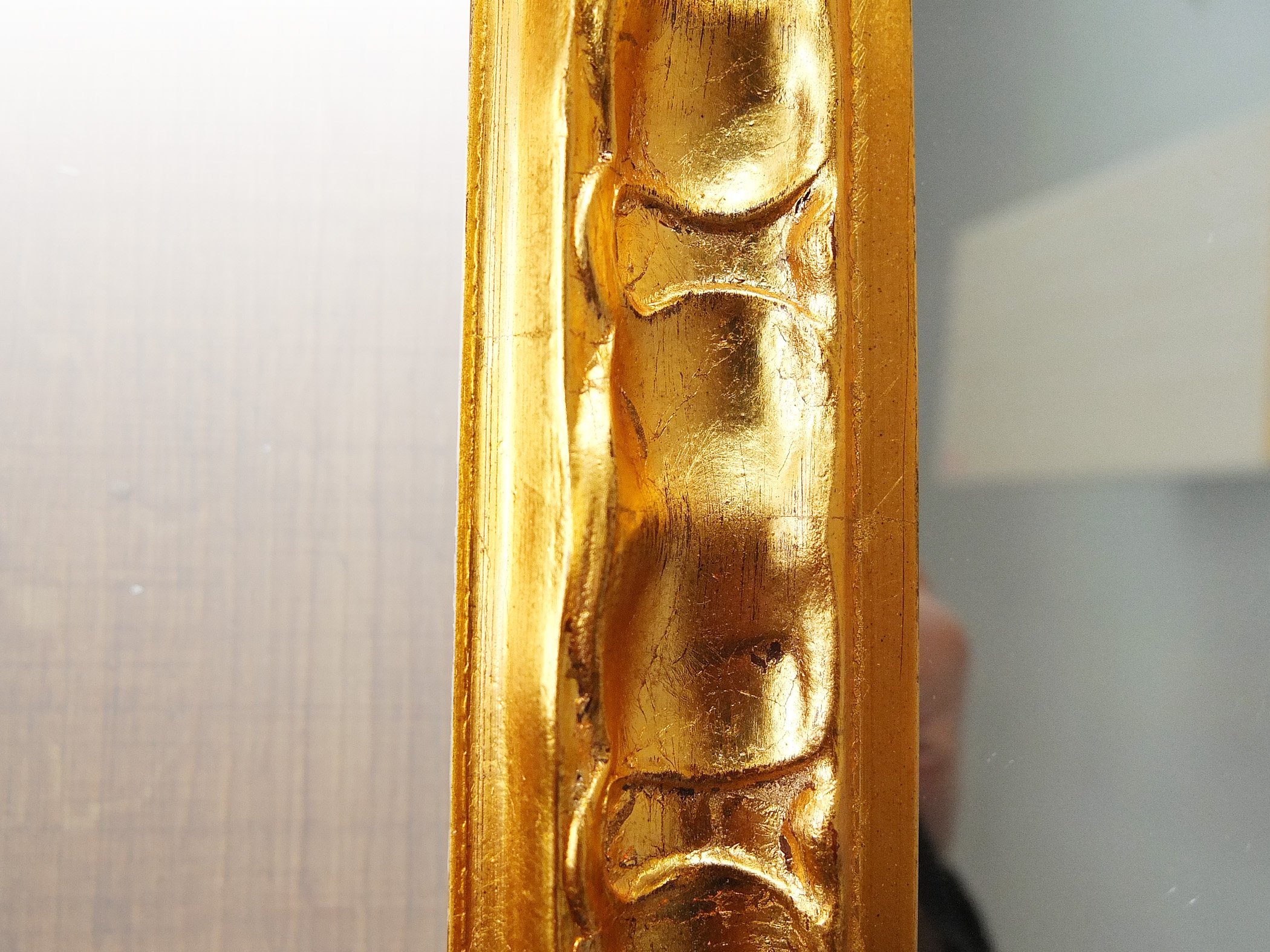 Amazon.co.jp: アンティーク ミラー ストーンエイジ ゴールド 金 古代