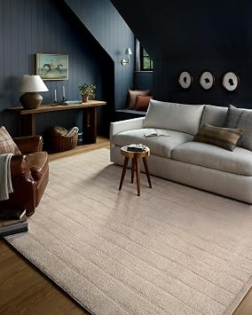 Loloi Chris Loves Julia Calvin Ivory/Oatmeal 2-3" x 3-10" Accent Rug
