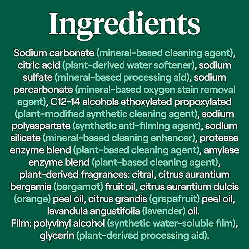 Vista 38 de Seventh Generation Power Plus - Paquetes de detergente para lavavajillas con aroma cítrico fresco, paquete de 6 para platos espumosos, 15