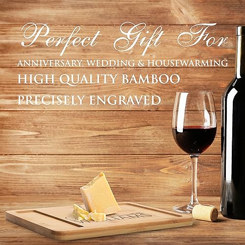 Miniatura 5 de Elegante regalo de boda, tabla de charcutería personalizada con 12 diseños elegantes, regalo de inauguración de la casa para el nuevo hogar, tabla