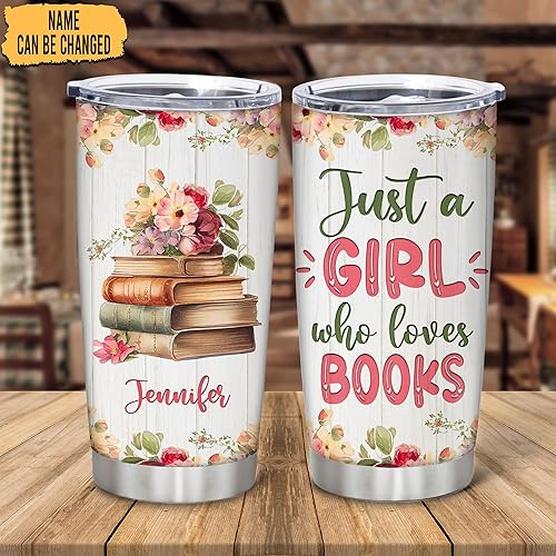 Vista 41 de Hyturtle Vaso personalizado de acero inoxidable de 20 onzas con tapa, doble pared y sellado al vacío, regalos para mujeres, niñas, amigos, amantes