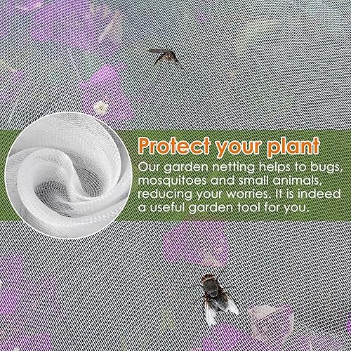 Miniatura 3 de Cubierta de malla para plantas, malla de jardín al aire libre, red para plantas de tomate, cubierta de plantas de red para insectos de jardín, red