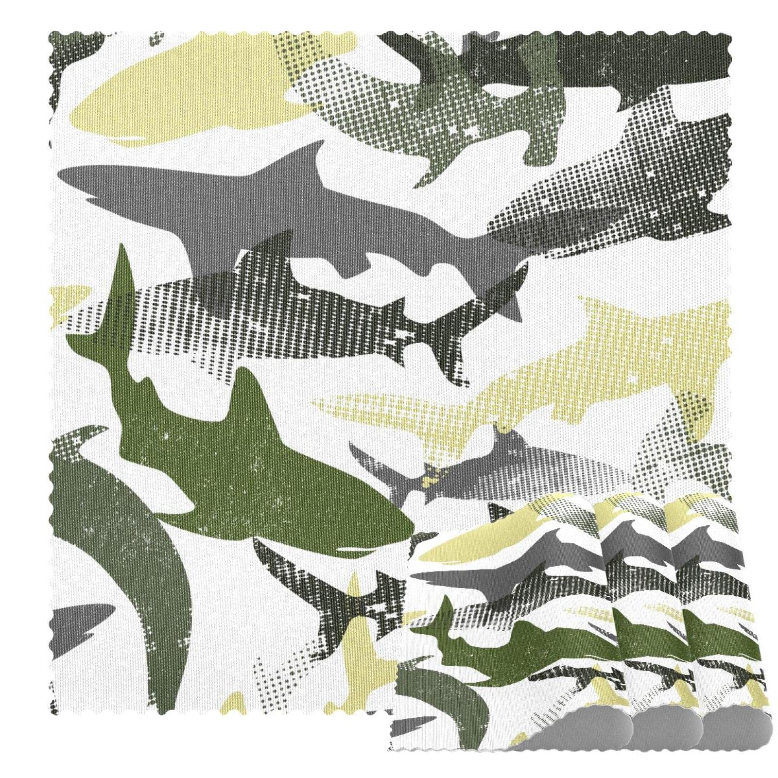 Set de table requin grunge pour repas animés et décoration moderne