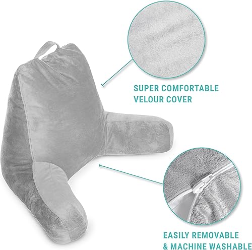 Miniatura 3 de Milliard Funda de repuesto para almohada de lectura de 18 x 15 pulgadas, se adapta a las almohadas de lectura de tamaño estándar de 18 pulgadas y