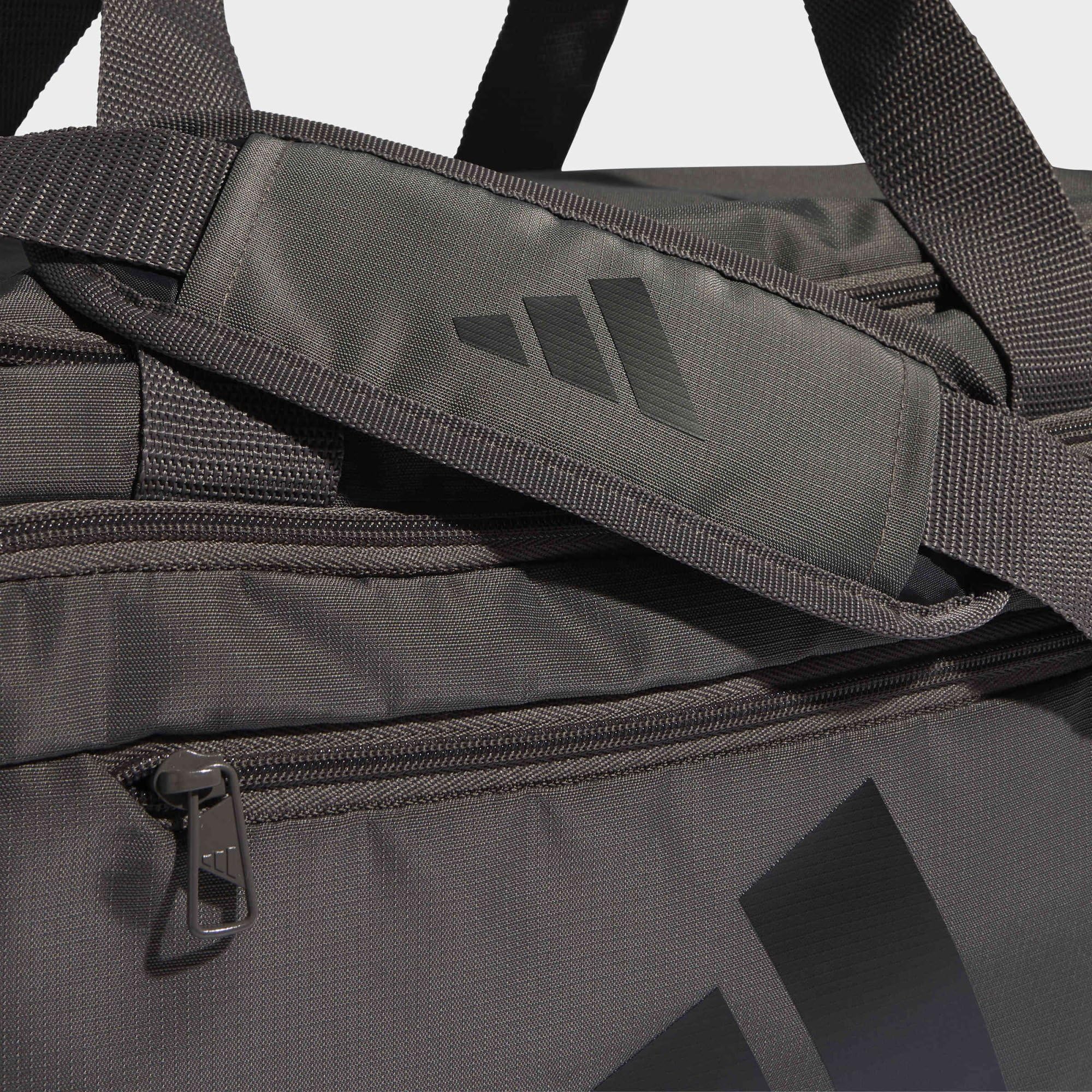adidas Unisex - Adulto Training Defender Duffle Bag Small Duffel Bag, charcoal/black, One size