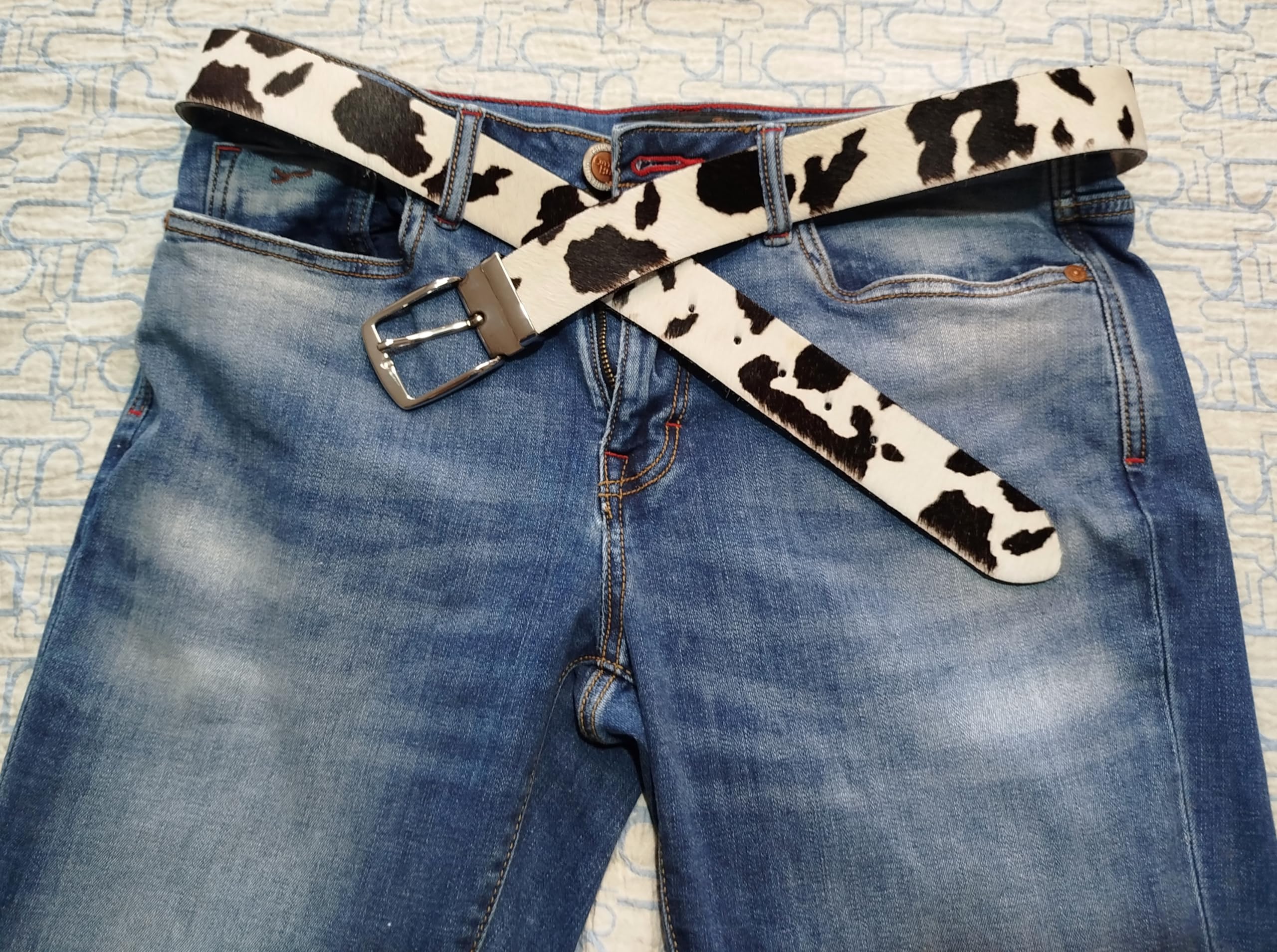 UPGRADE 3STYLE Cinturón de piel auténtica de caballo acortable sin tornillos. Paquete de cartón ecológico y bolsa de algodón. Fabricado en Italia., Cow Negro 4x130, 120