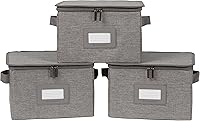Vista 46 de Covermates Keepsakes - Caja de almacenamiento con cremallera superior - Poliéster resistente - Asas reforzadas - Diseño apilable - Almacenamiento