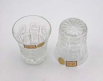 Amazon.co.jp: ボヘミアングラス クリスタル 500PK 冷酒グラス 2個