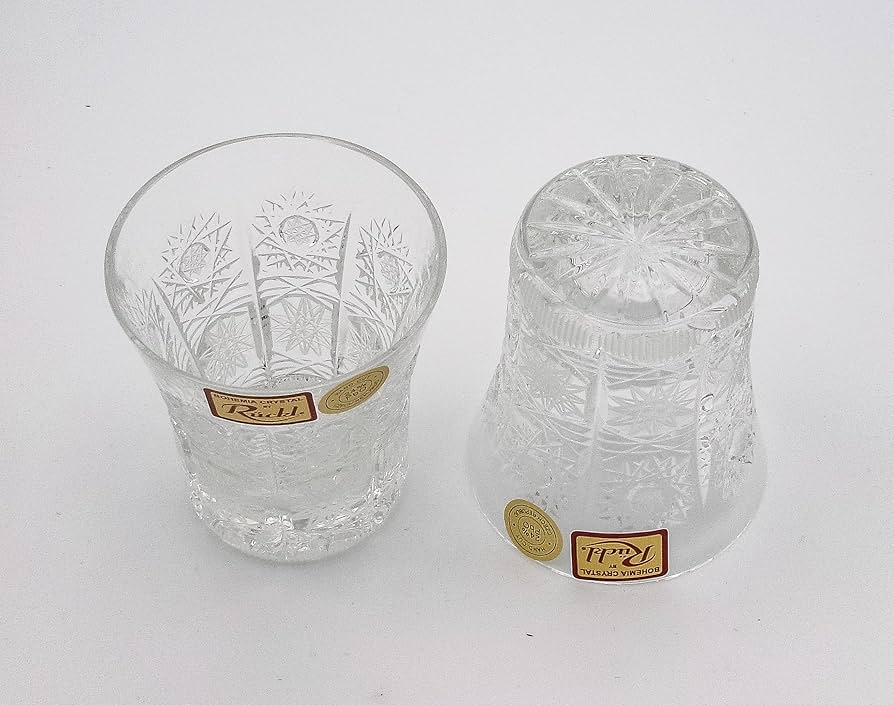 Amazon.co.jp: ボヘミアングラス クリスタル 500PK 冷酒グラス 2個