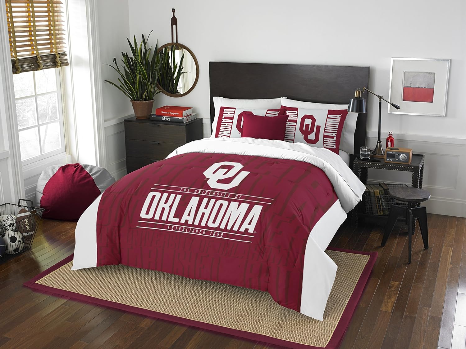 "Modern Take" Comforter & Shams Set, Team Logo, Multi Size