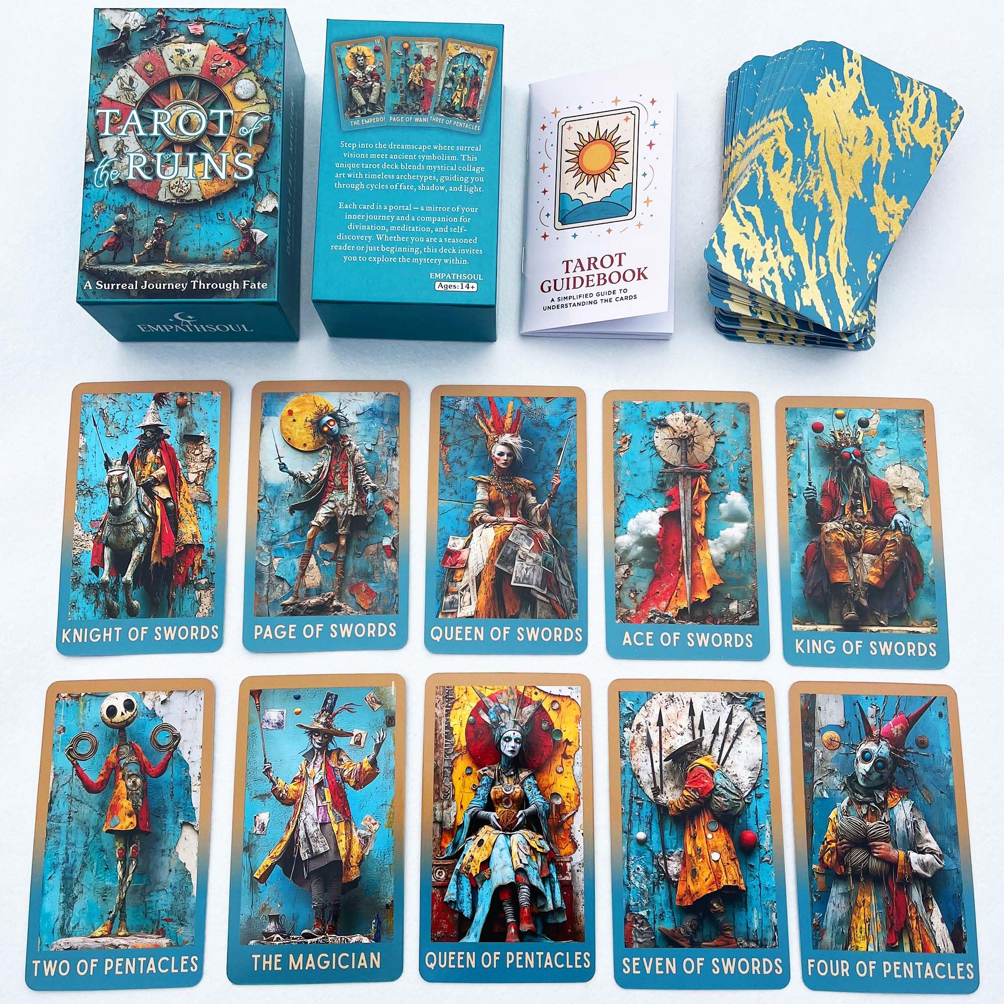 Amazon.co.jp: SOULGIST Tarot of The Ruins、78枚のシュールな