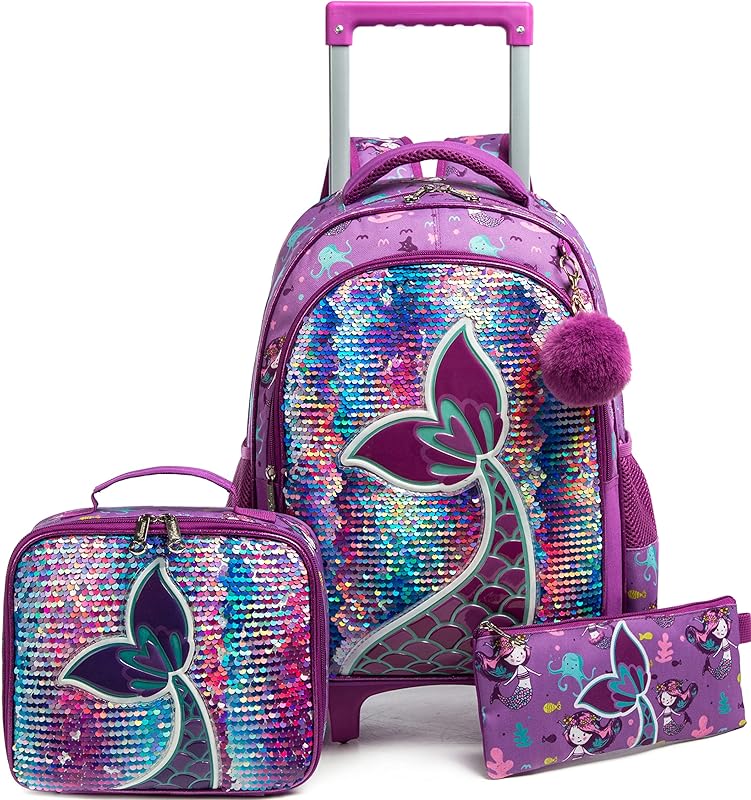 Mochila com rodinhas para meninas, crianças, bagagem e laptop para estudantes do ensino fundamental em oferta na Shopee Mochila com rodinhas para meninas, crianças, bagagem e laptop para estudantes do ensino fundamental em oferta na Shopee