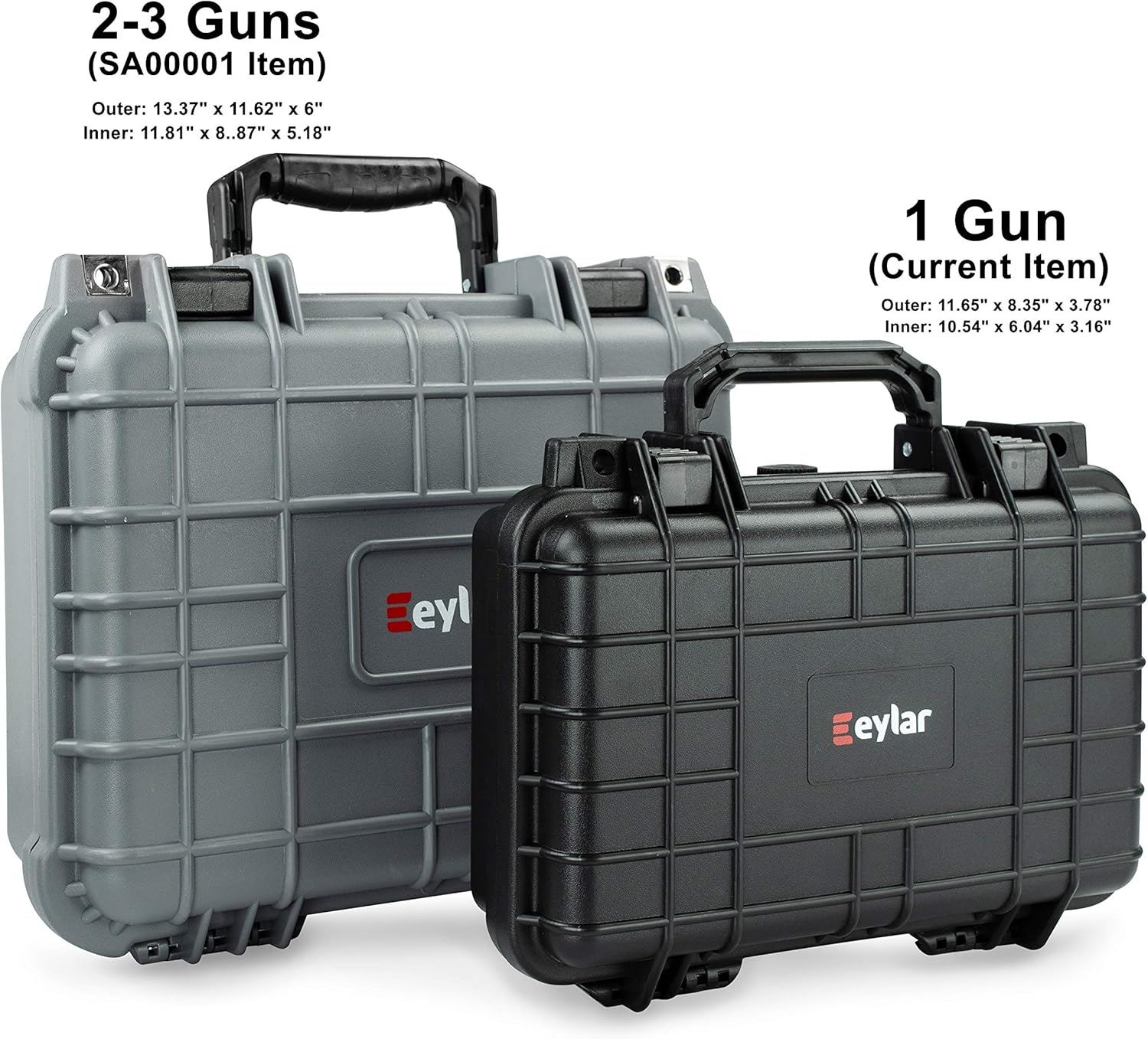 Custodia Rigida Eylar 50x40x19cm Impermeabile IP67 - Con Schiuma Ragar XP Riconfigurabile Per Drone E Fotocamera - 6