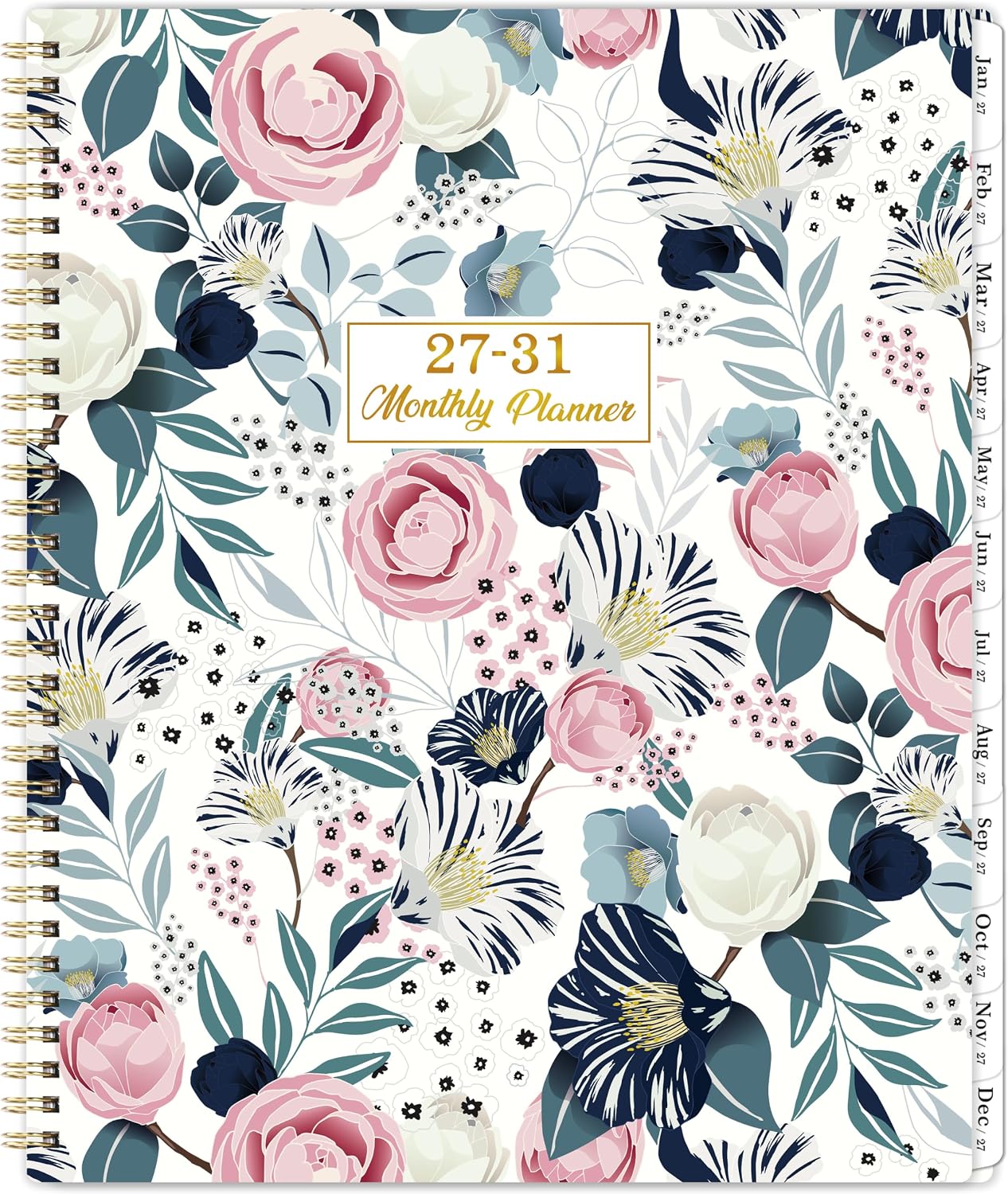 2027-2031 Monthly Planner - 5 Year Planner/Calendar 2027-2031, 9" x 11"