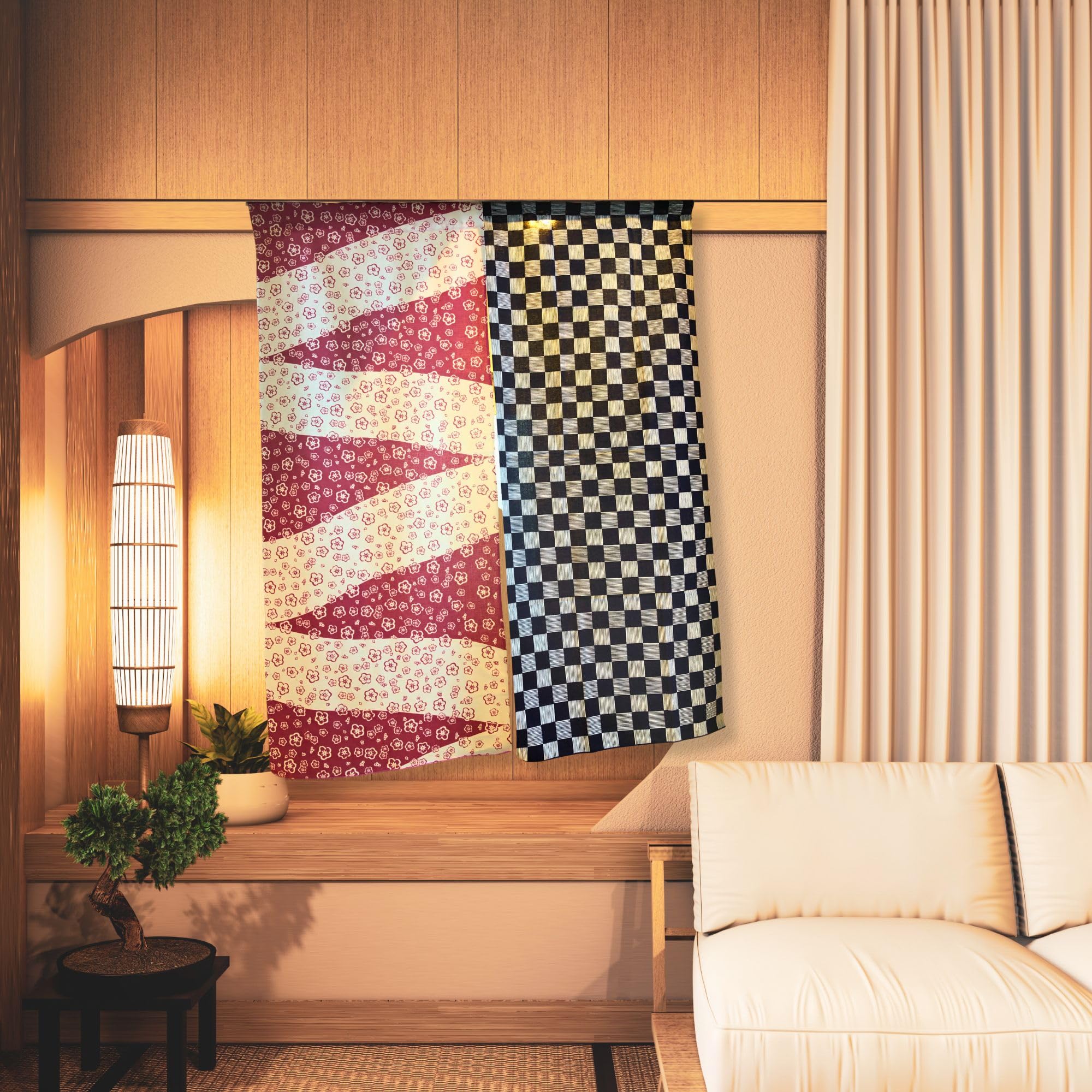 Amazon.com: ZEN GIFT ENTERPRISE Japanese Towel Tenugui with Fray