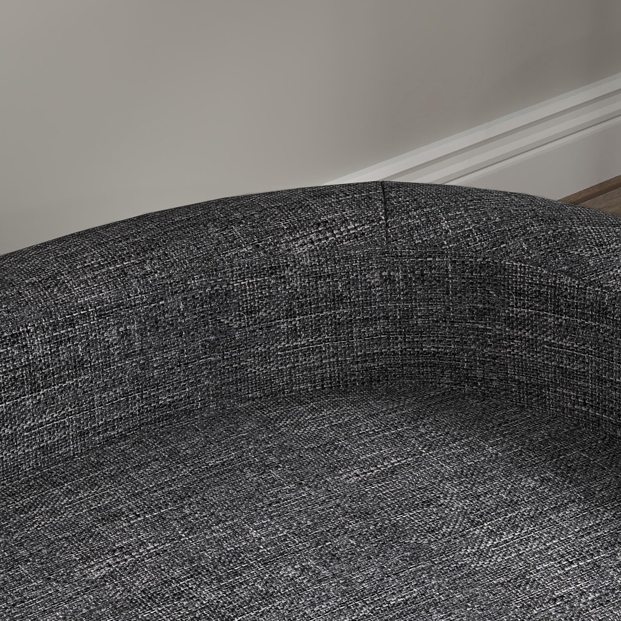 PawHut Sofá para Perros Grandes, 98x67x25 cm, Cama Elevada para Perros Tapizada con Cojín Lavable y Patas de Madera de Pino, Carga 40 kg, Gris Oscuro