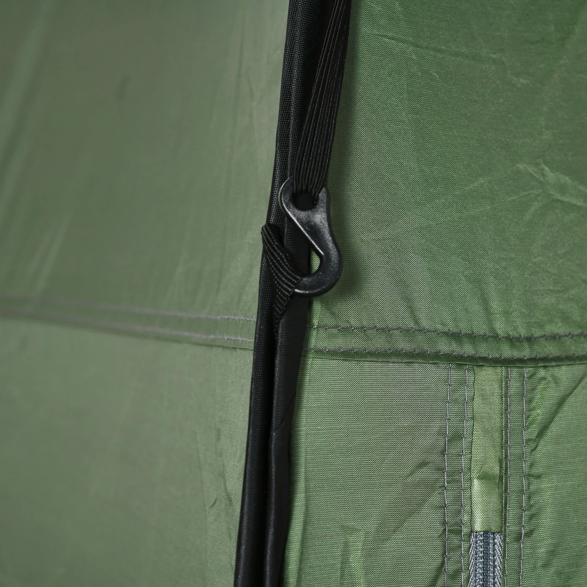 Outsunny Tenda Doccia da Campeggio Portatile 126x124x189 cm