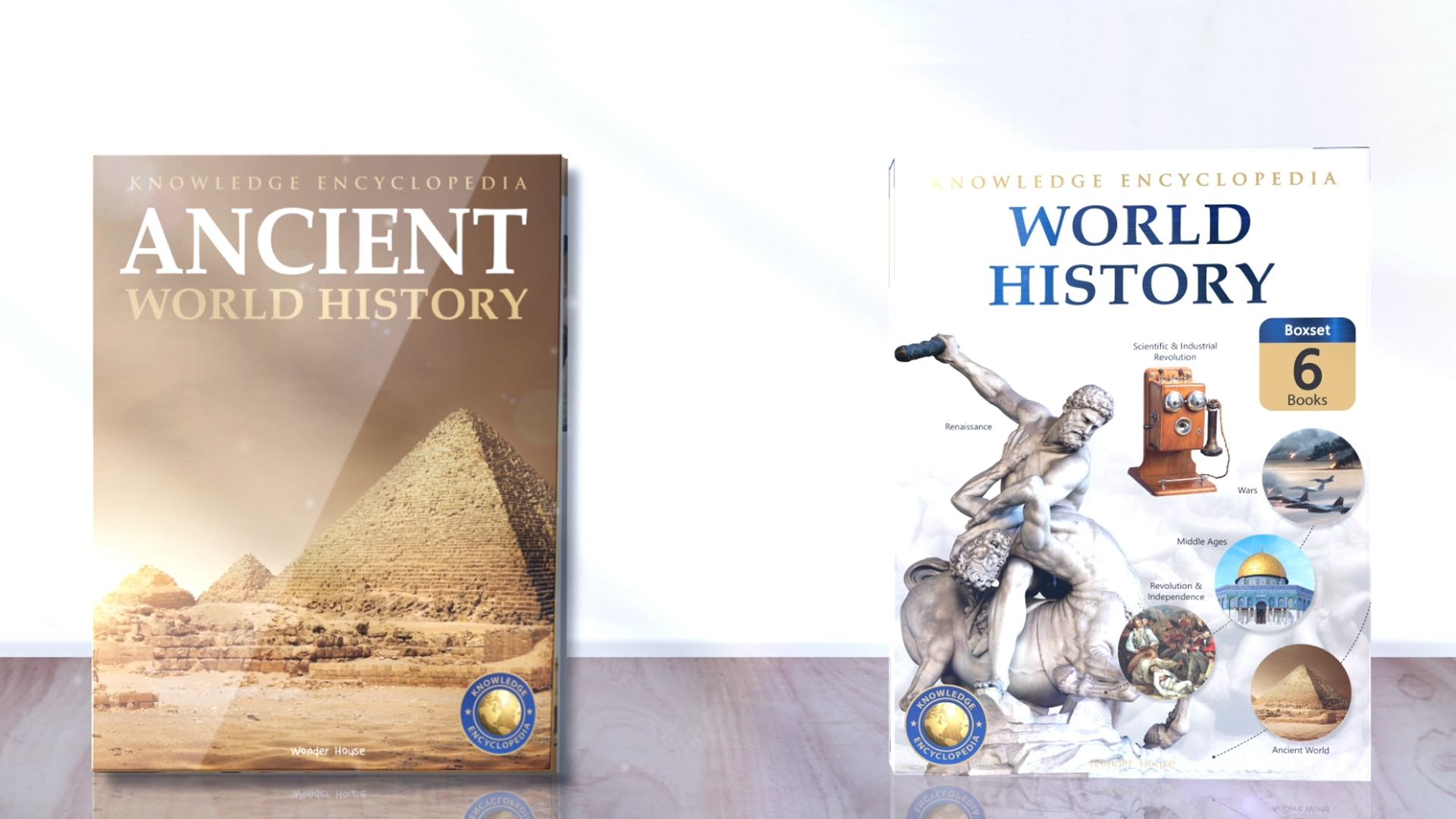 World History - Collection of 6 Books : Knowledge Encyclopedia For