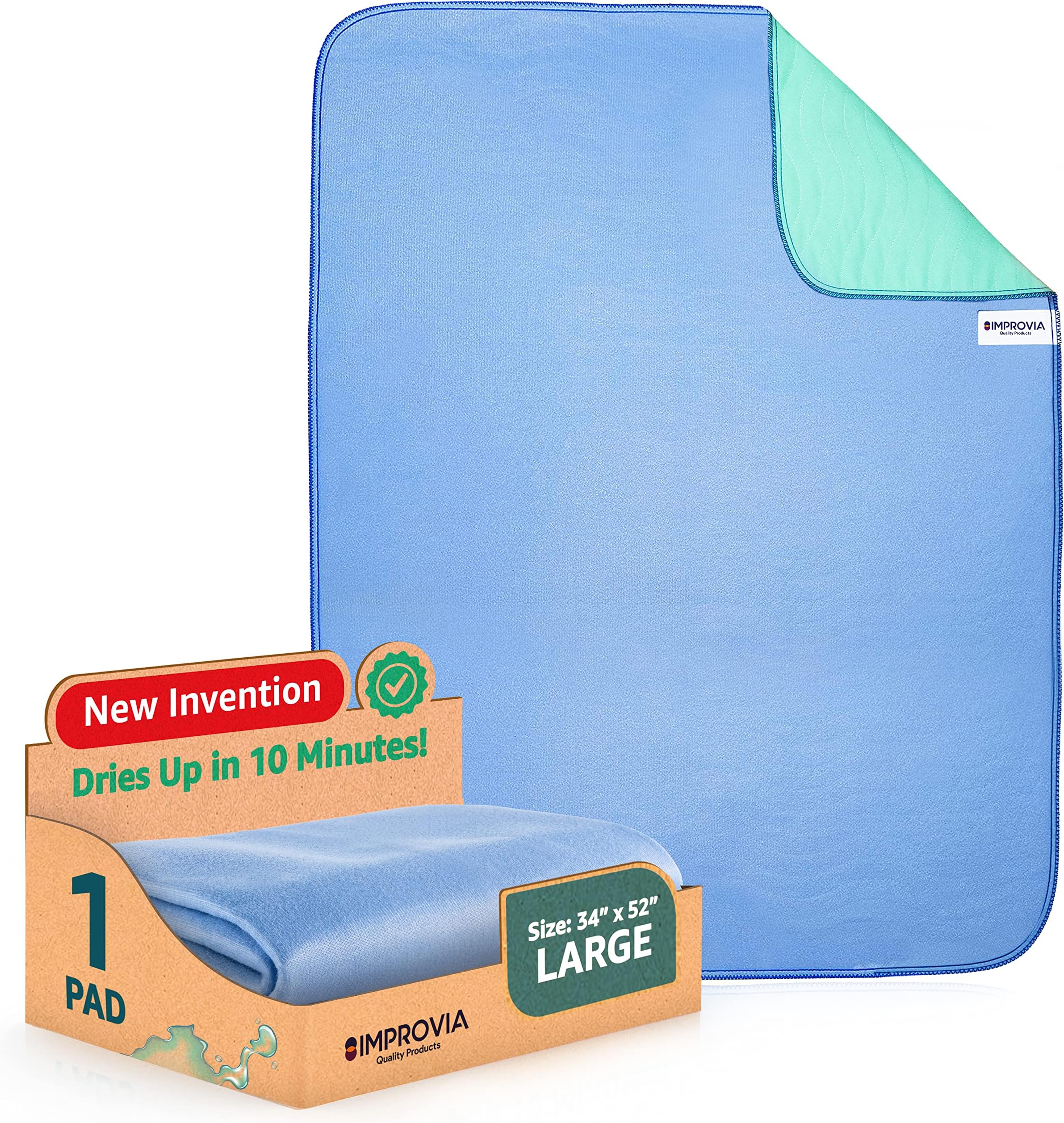 Bed Pads for Incontinence Washable Large (34" × 52