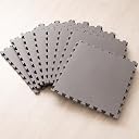 EASYHOME 24mm Interlocking Gym Mats for Floor, Super Thick Workout Mat for Heavy Exercise & Floor Protection, EVA Foam Mat- 60x60cm (8 Tiles - 32Sqft) gallery image