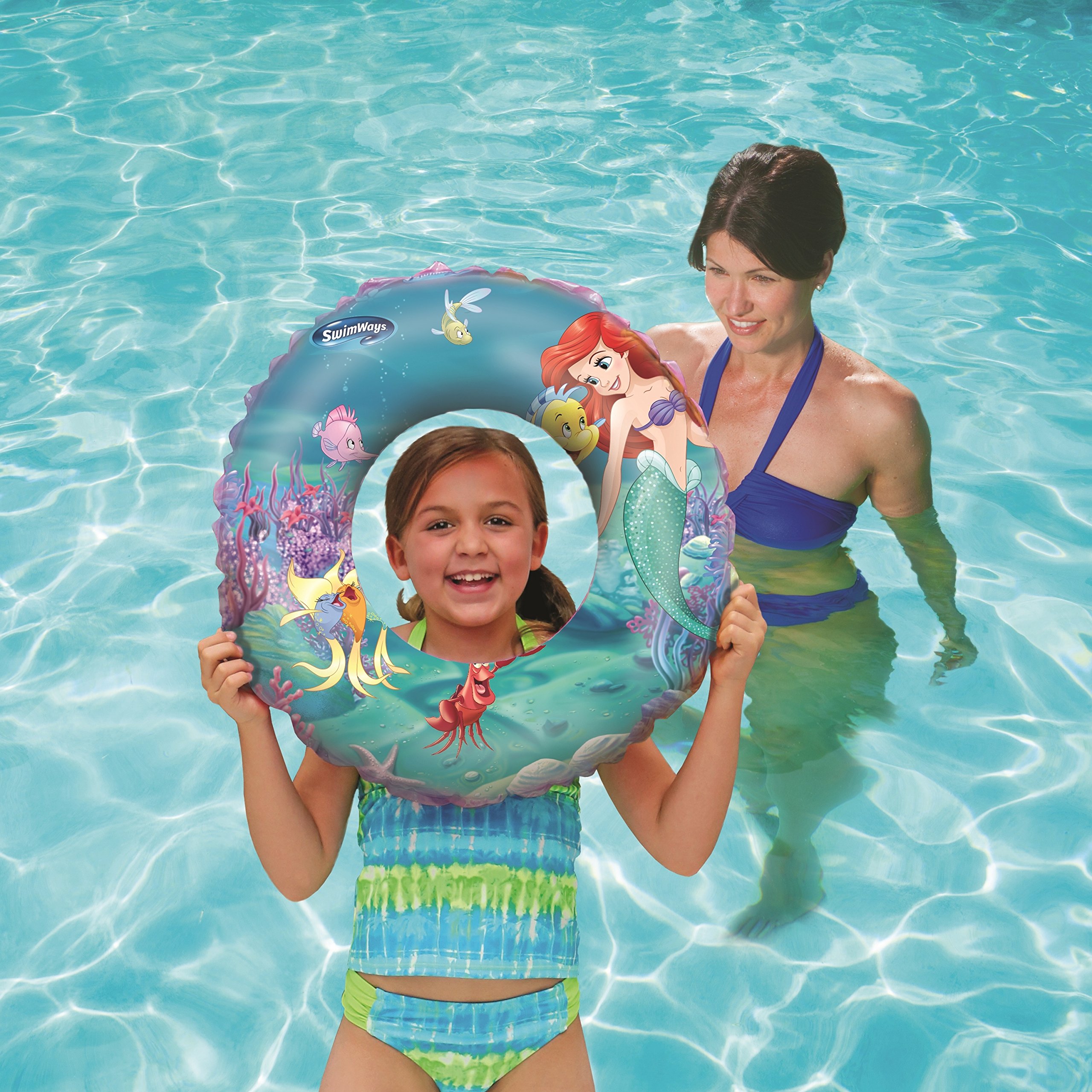 Amazon | アリエル 浮き輪 フロート 子供用 キッズ 3D風プリント