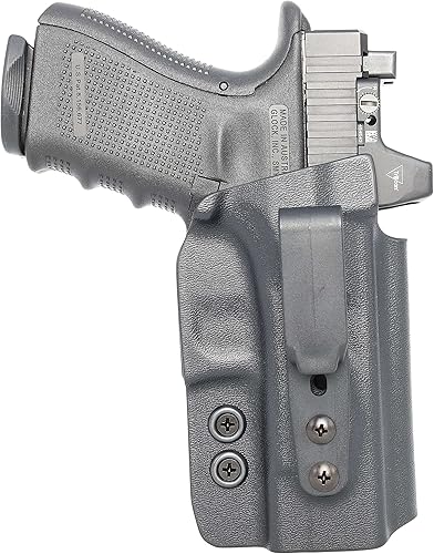 Miniatura 2 de Óptica redondeadaRMR Cut Tuckable IWB KYDEX Holster  Compatible con garras  Retención 'Posi-Click'  Ajuste personalizado  Inclinación y altura de