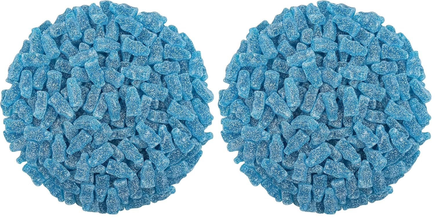 FirstChoiceCandy Sour Mini Gummy Soda Bottles (Bubble Gum, 5 Pound)