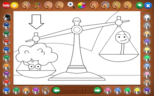 Coloring Book 19: Eating Healthy