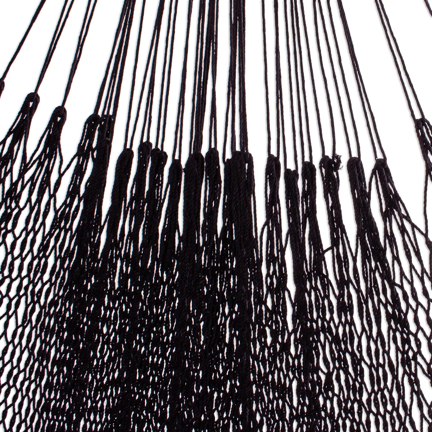 Novica Handmade Uxmal Night Cotton Rope Hammock (Triple)