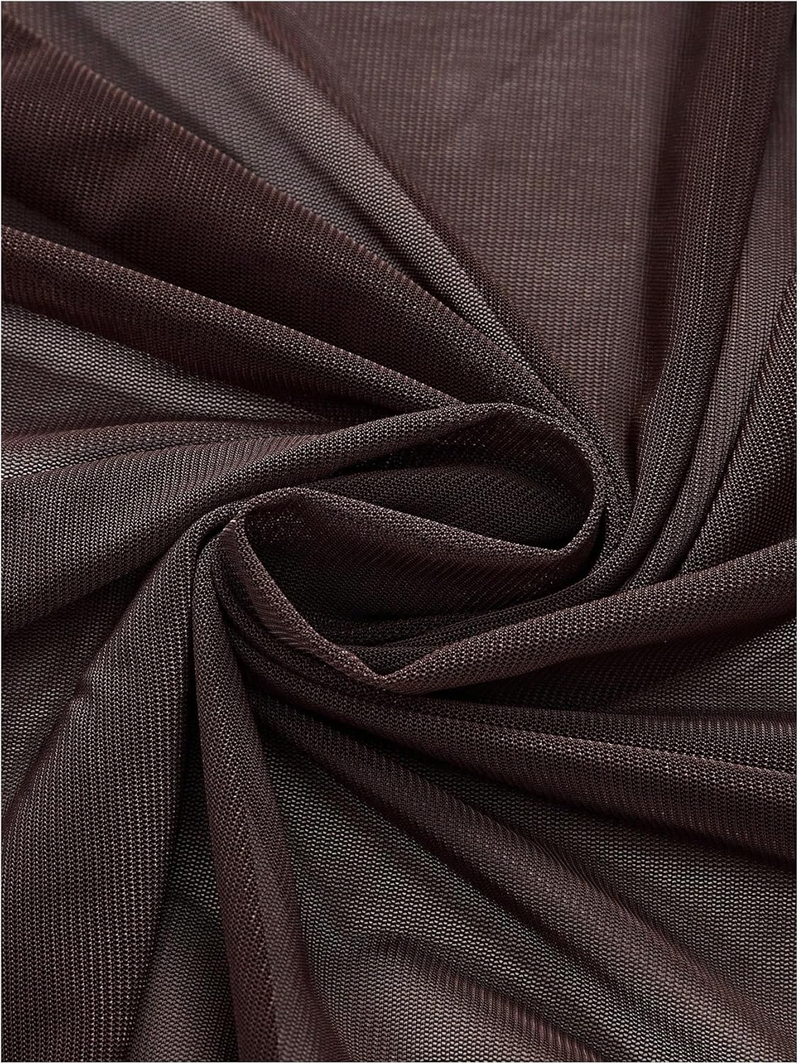 SweatyRocks Women's Sheer Mesh Ruched Draped Halter Top Y2K Sexy Cut Out Backless Going Out Tops - Image 4