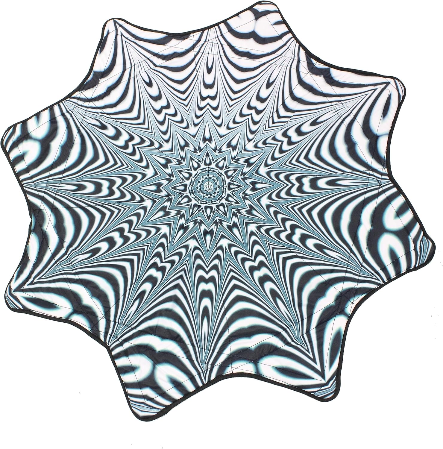 Mougee Classic Flow Star - 27" Diameter - Vibrant Patterns (Zebradelic)