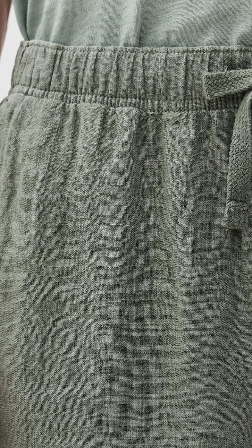 Faherty Men's Essential Linen Drawstring Shorts 6" - Image 6