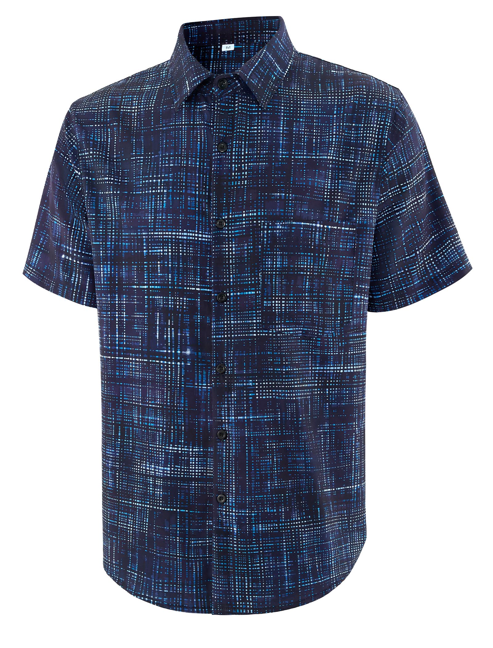 APTRO Mens Casual Dress Shirts Quick Dry Short Sleeve Button Down Summer Stylish Shirts