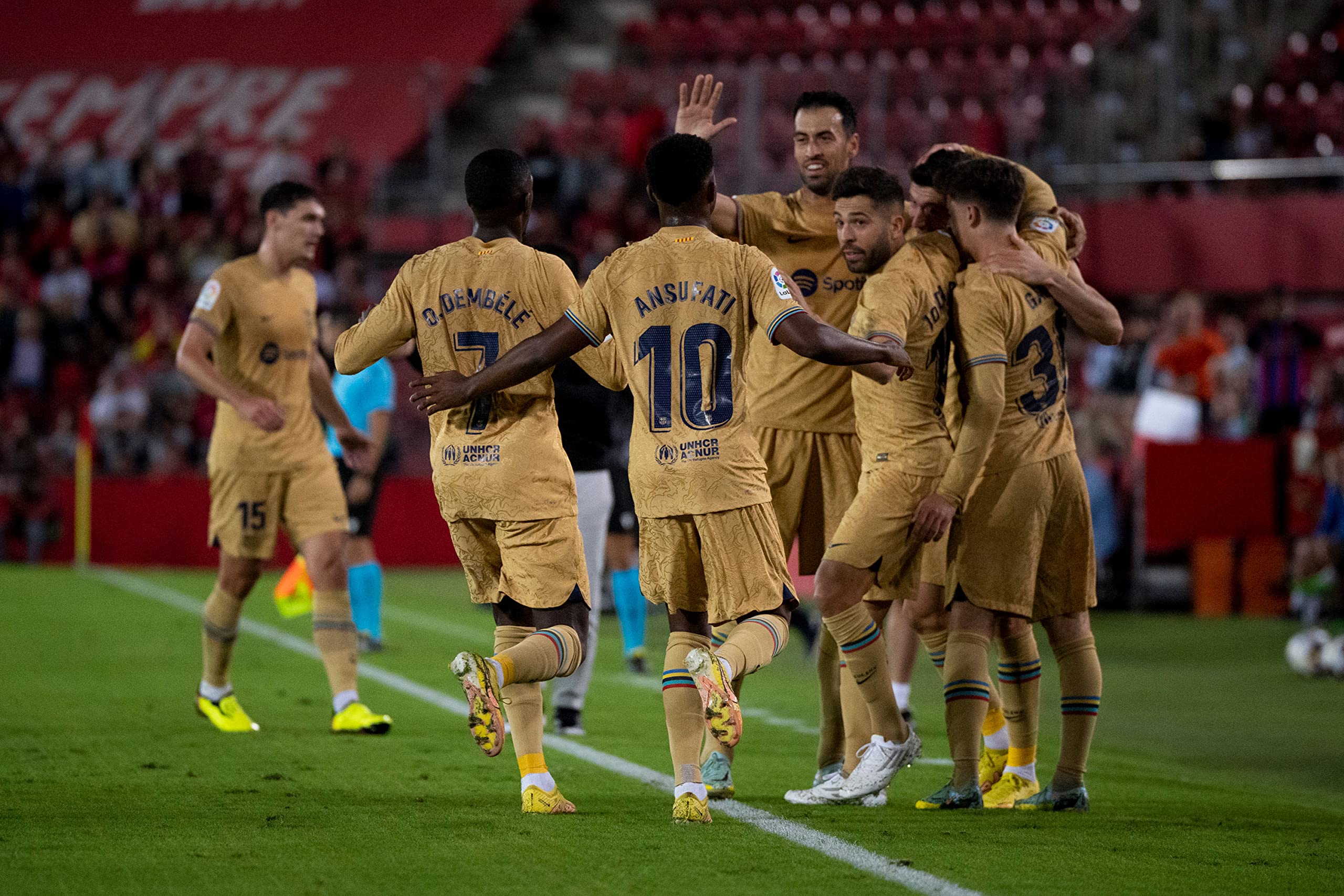 Oficjalna FC Barcelona "FORÇA BARÇA Klapki do łopaty dla dzieci,mistrzowie LaLiga 2022/23