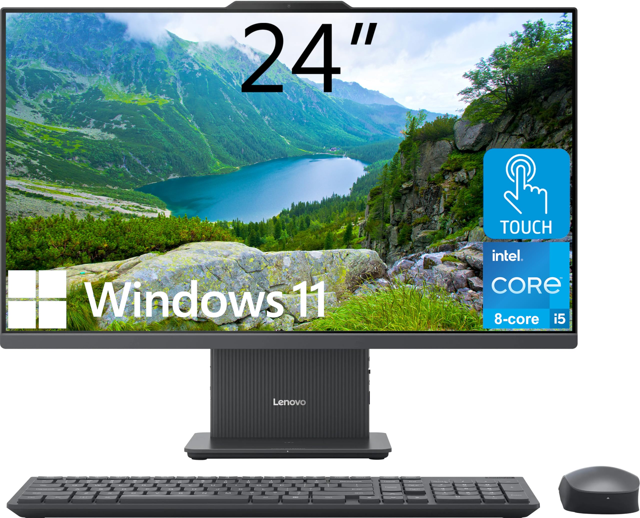 Amazon.com: Lenovo IdeaCentre All-in-One Desktop Computer, 24