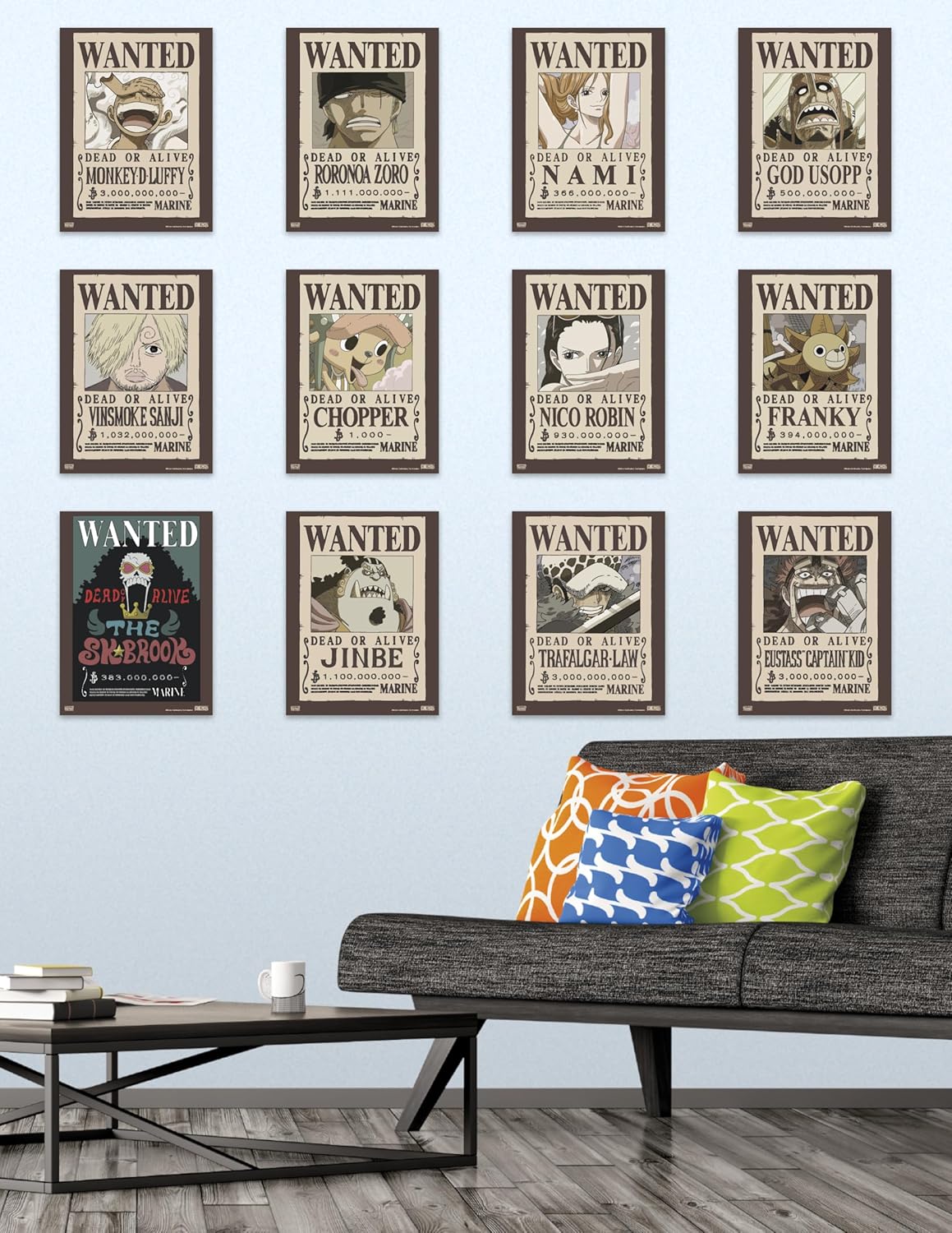 One Piece Wanted Posters Poster Book Poster Book
