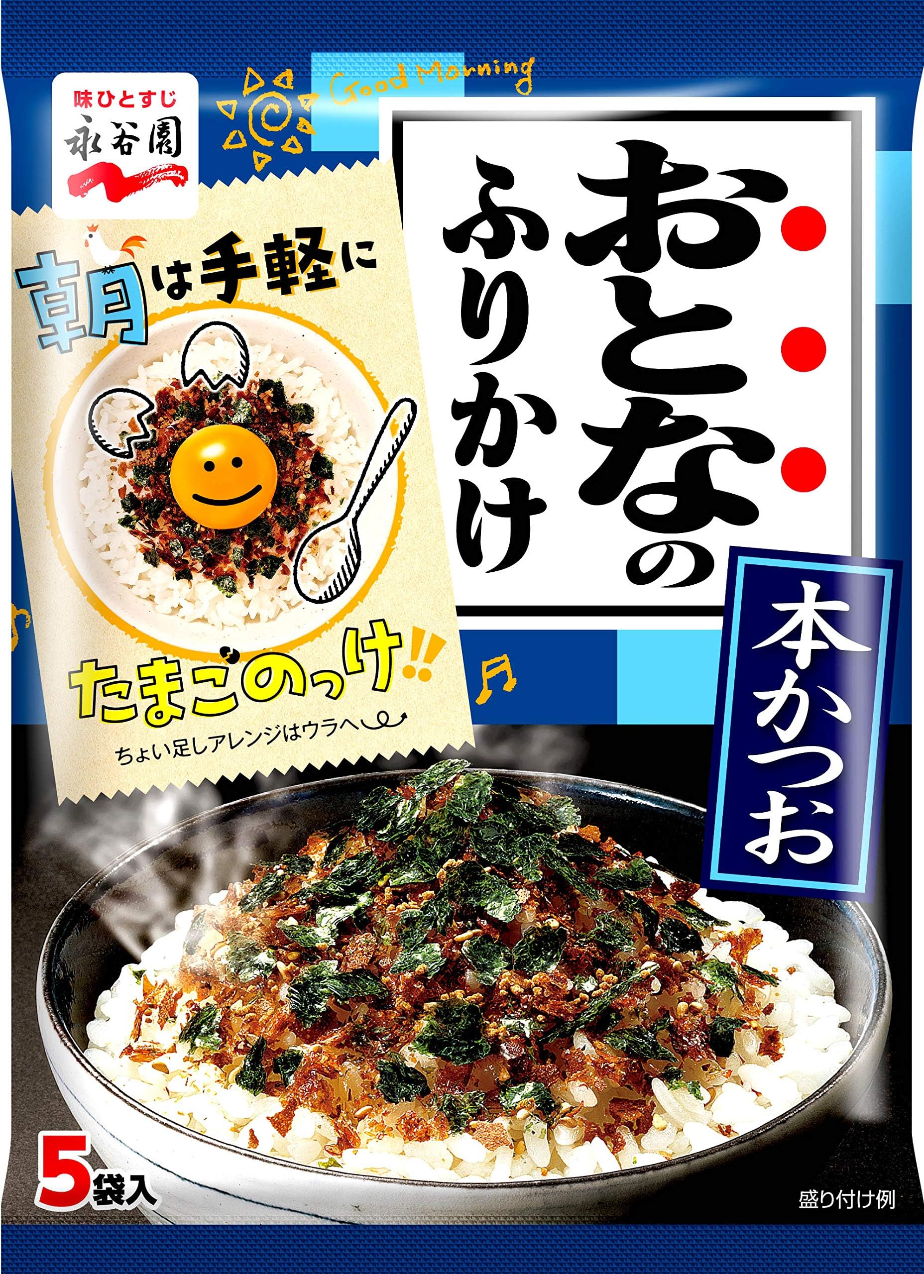 Nagatanien Otona-no Furikake Katsuo 5pcs 0.4 oz. 11.5g
