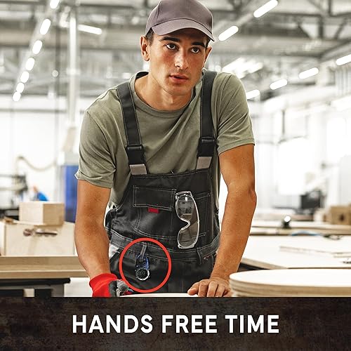 Miniatura 7 de Dakota Clip digital, reloj de clip, alarma, cronómetro, temporizador y reloj de doble hora, regalos al aire libre para hombres y mujeres, uso para