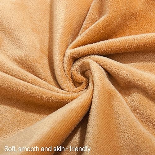 Miniatura 4 de NTBAY 1 paquete de funda de almohada corporal de terciopelo con cremallera, súper suave y acogedora, funda de almohada larga de franela mullida de