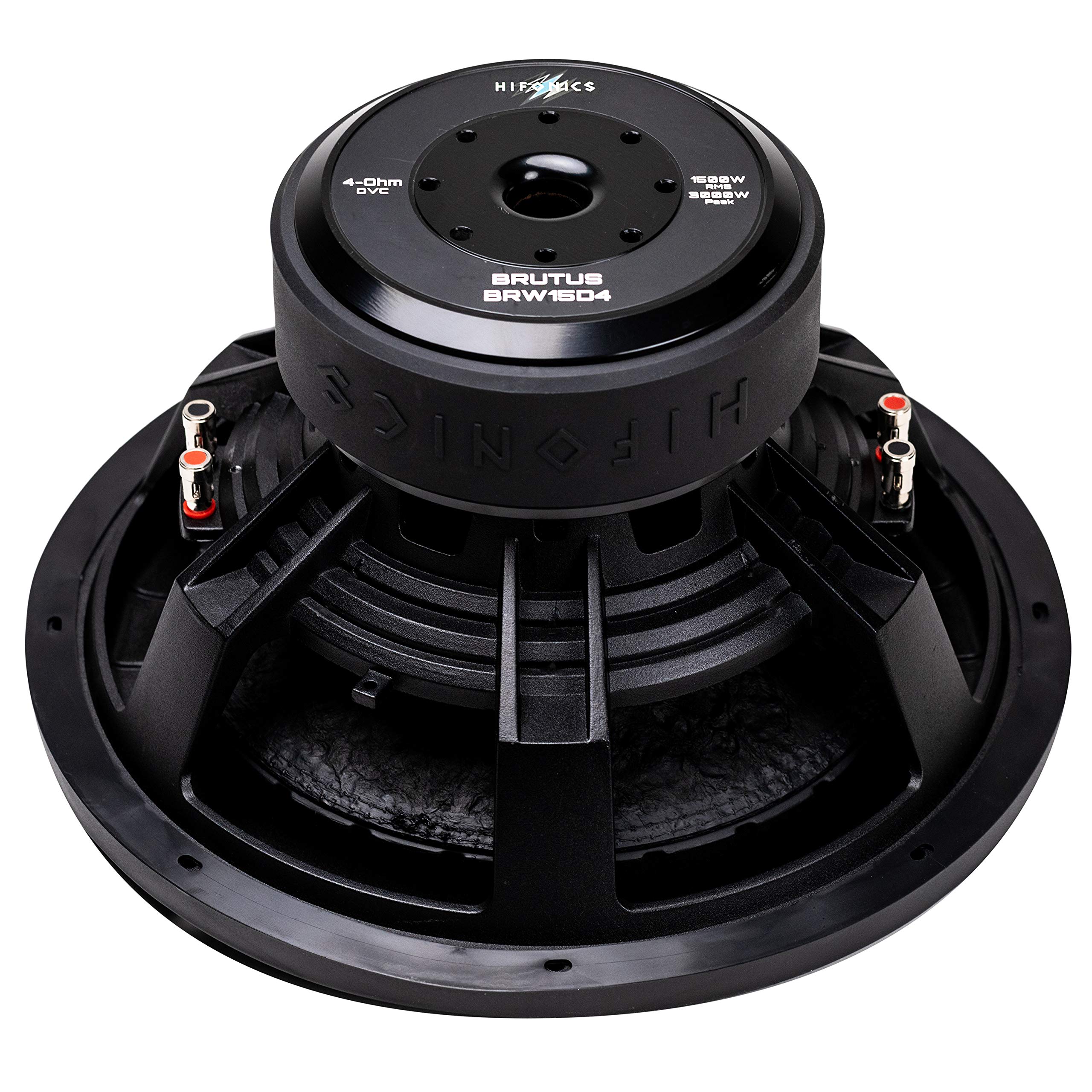 Hifonics ZRX-15D2 Subwoofer Passivo Da 38 Cm – 3000W Max, Doppia Bobina 2+2 Ohm Per Bassi Estremi