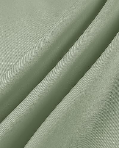 Miniatura 155 de Alimens & Gentle - Camisas de vestir con bolsillo y manga corta, de color liso y sin arrugas, estilo casual con botones, para hombres