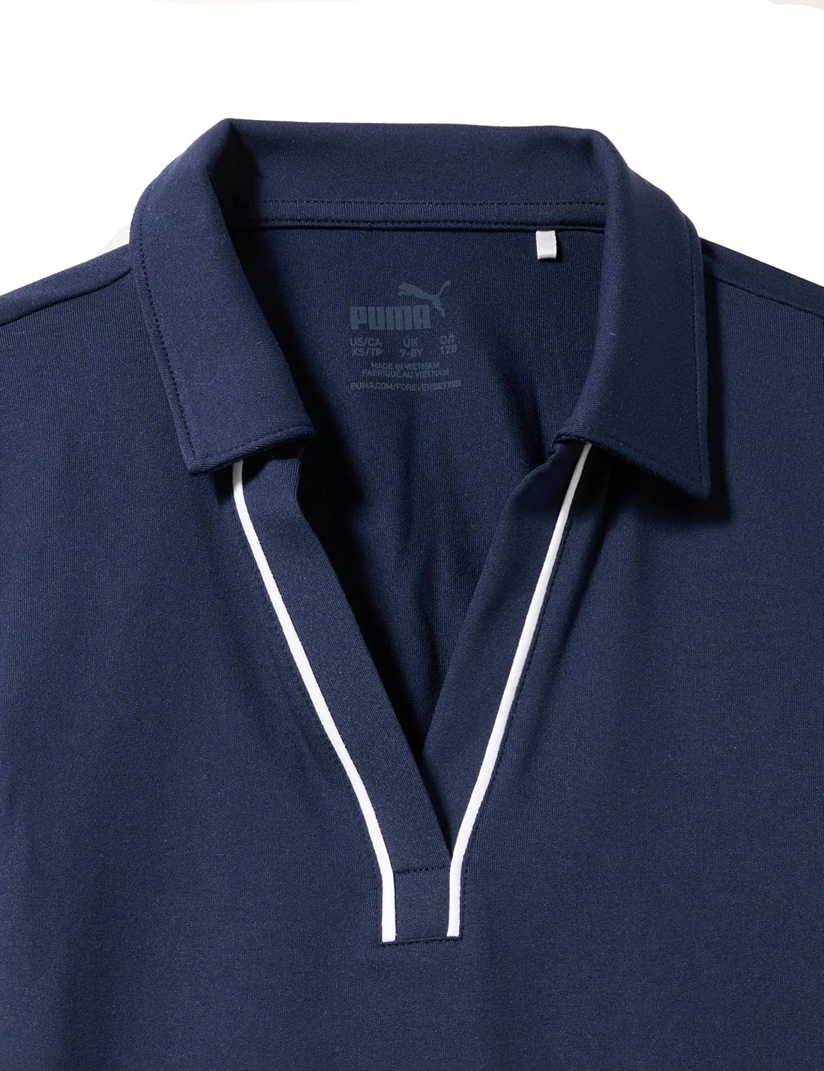Puma Girls' Cloudspun Piped Ss Polo